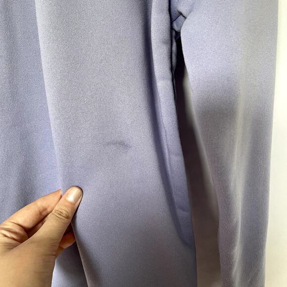 Purple hoodie sweater green frog on black skateboard cartoon design women's XL - Picture 3 of 8